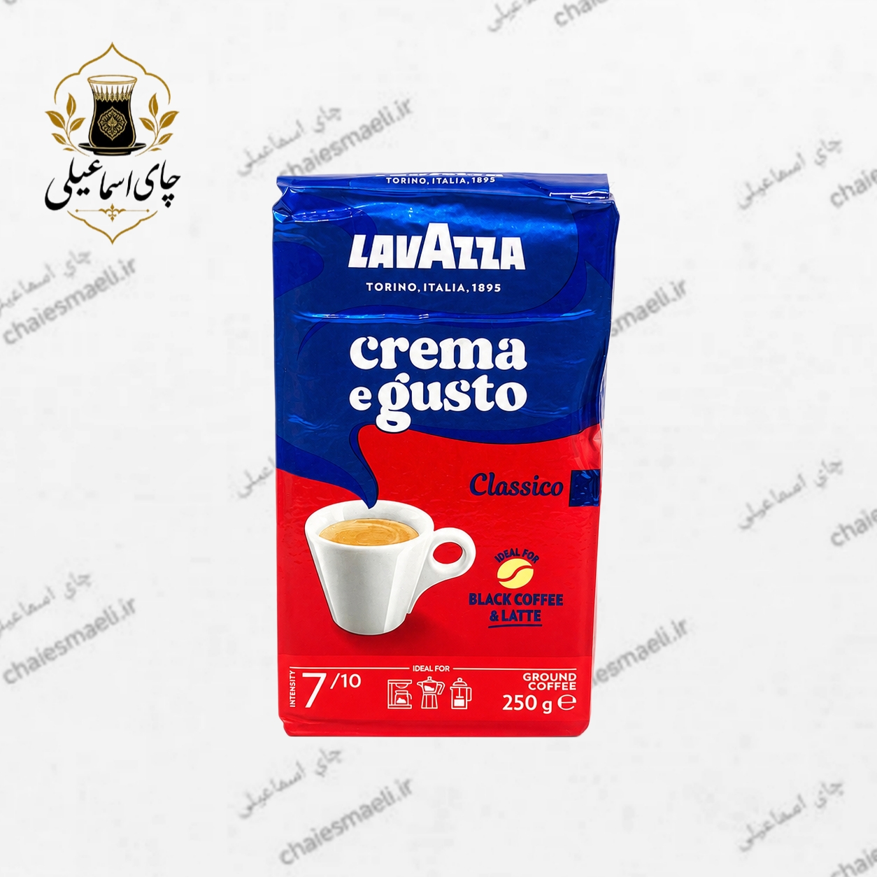 پودر قهوه لاواتزا كرماگوستو کلاسیک ایتالیایی ۲۵۰ گرم