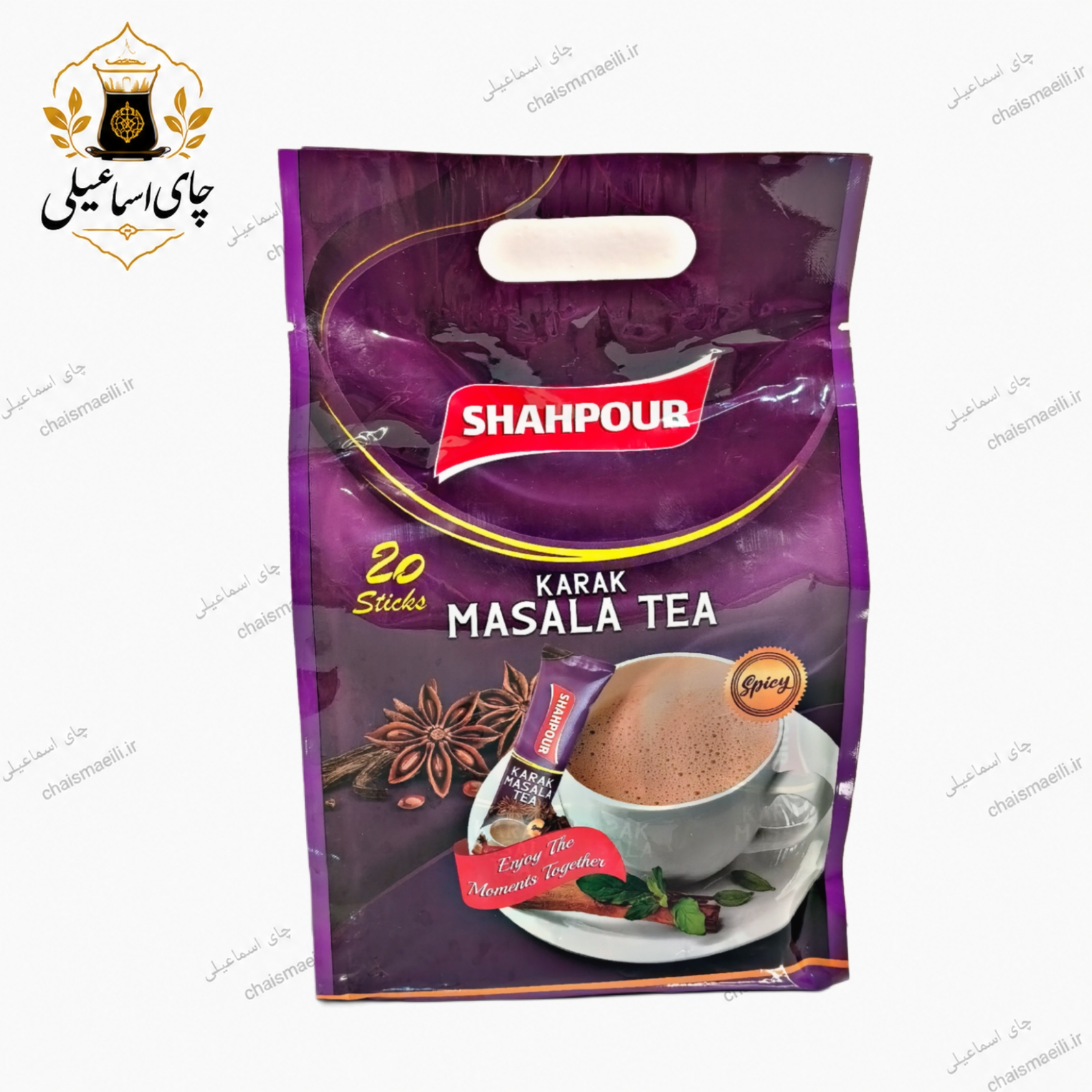 چایِ کرک ماسالا ۲۰گرمی بسته ۲۰عددی برند شاهپور